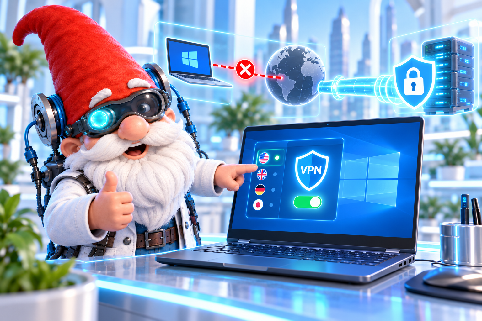 VPN для Windows 10: установка и настройка