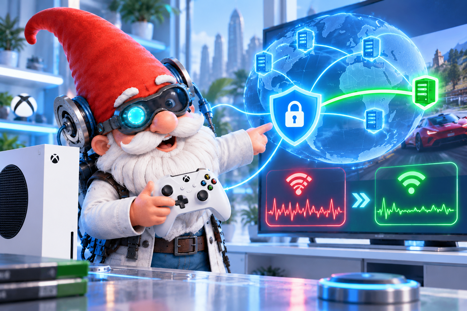 VPN для Xbox: варианты подключения и проверка пинга